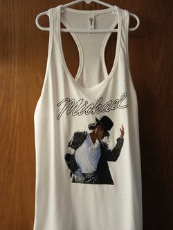 Michael Jackson Racerback Tank Top