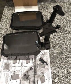 JOYTUTUS Mirrors Doors Off for 2018-2023 Wrangler JL/JLU & Gladiator JT (NOT FIT 2024 2025 Wrangler & Gladiator JT), Adjustable Anti-Vibration Design 