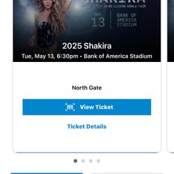 Shakira Tickets 