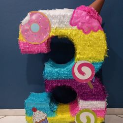 Candyland Number Pinatas