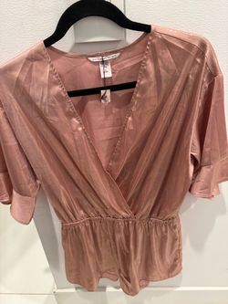 Victoria's Secret Satin Wrap Romper