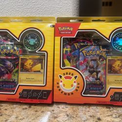 2x Pokemon Day 2026 Collection Box Bundle 30th Anniversary Pikachu Promo Sealed 