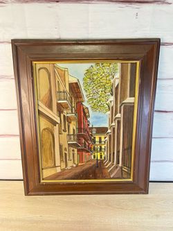 MCM Street View Painting Buildings Art