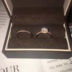 Diamond Engagement Bridal Set
