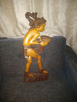 Wall decor from Central America 2 Indian figures