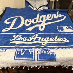 Dodger LA Poncho Sarape New Unisex One Size Adult 