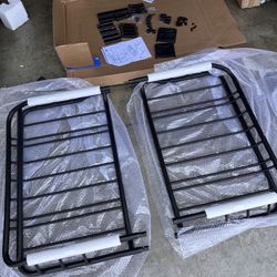 Rhino Rack X Tray RMCB01 Small Roof Cargo Basket Black Powder Coated