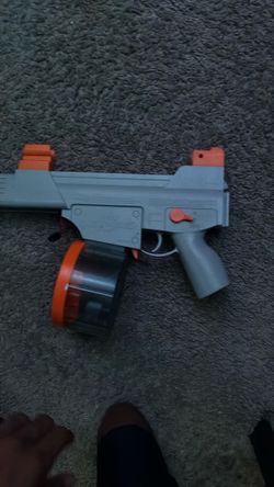 Nerf Toy Blaster with Drum Magazine