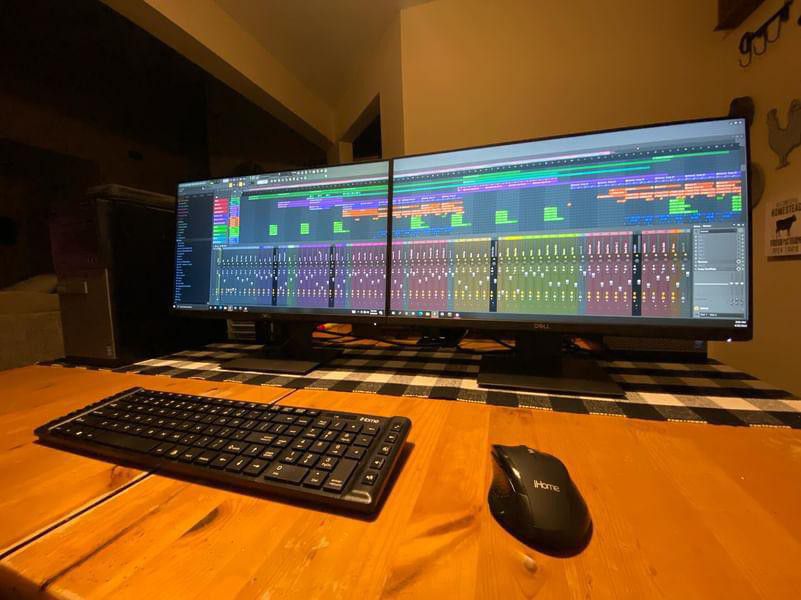 Music Studio Ready , Dual Monitor Pc , Recording , Production & Editing