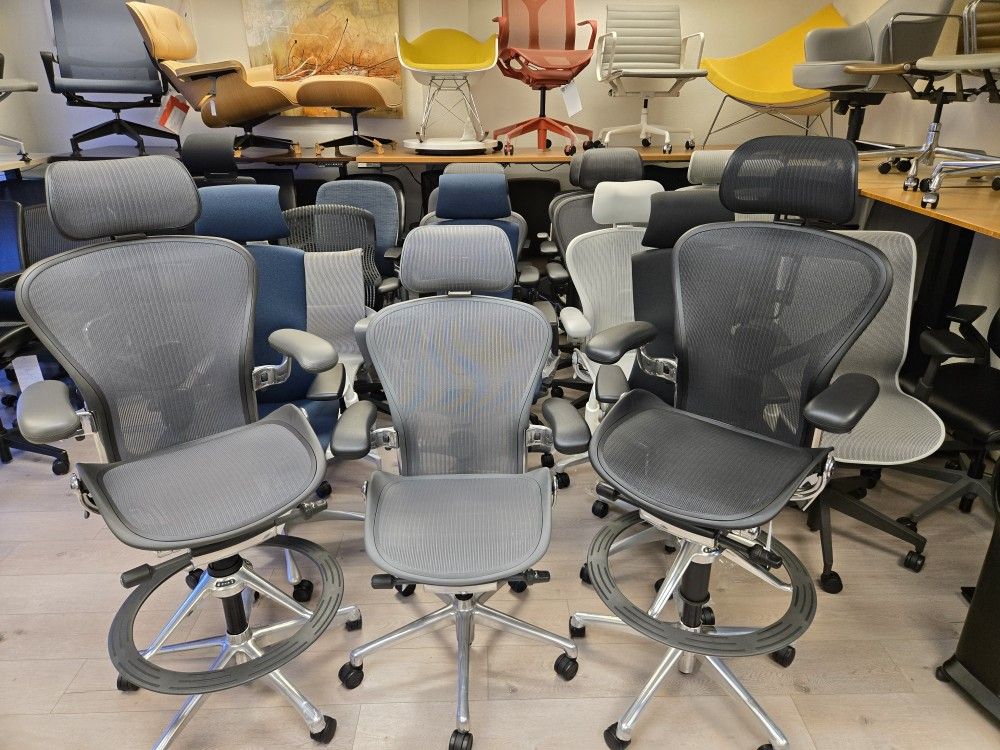 🔥SALE!🔥40 TO 50% OFF BRAND NEW HERMAN MILLER REMASTERED AERON SIZES A - B - C ALL VERSIONS OF EMBODY PICKUP - DELIVERY - SHIPPING BEST SELECTION!