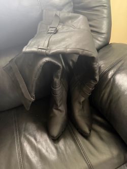 Black Leather Boots