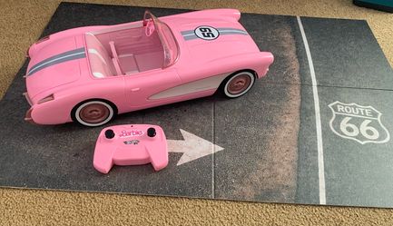 Barbie the Movie car and diorama