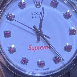 Rolex  Ruby  Stainless Steel 34mm Box Papers Buy Sale Trade Gold Watches Silver Gold Platinum 24k 