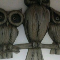 "Antique Owl 🦉 Plaque".         