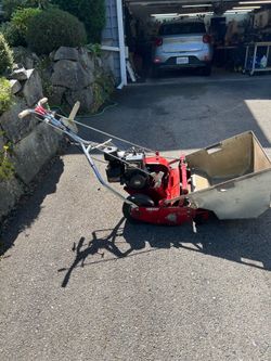 Tru-Cut 20” front throw, reel mower