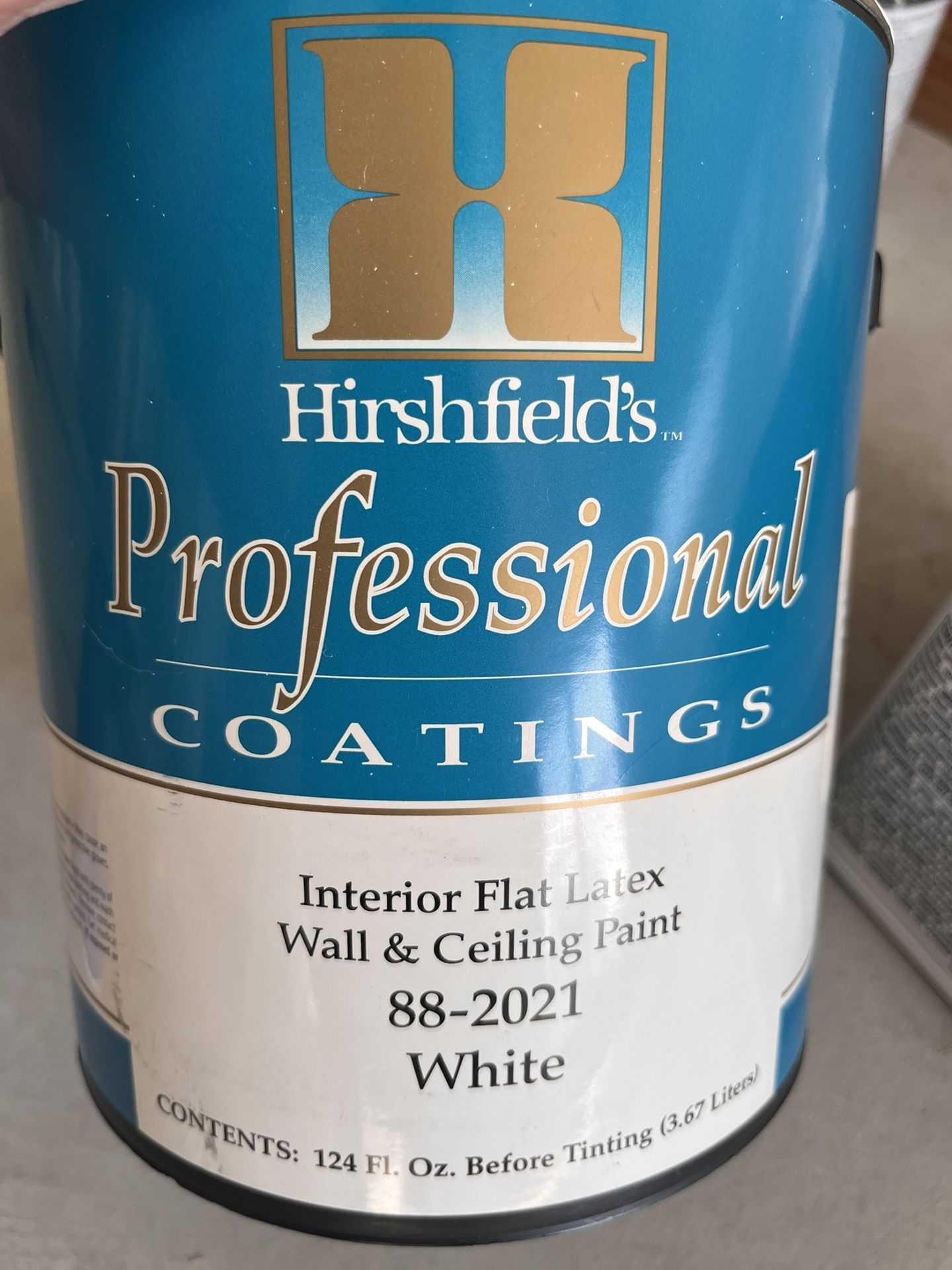 Hirschfield’s Professional 88-2021 Interior Flat Latex Paint