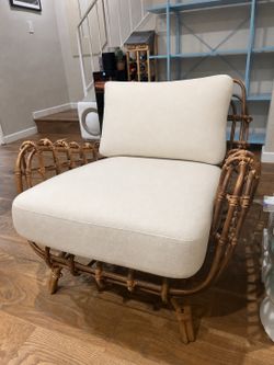 West Elm Savannah Rattan Chair