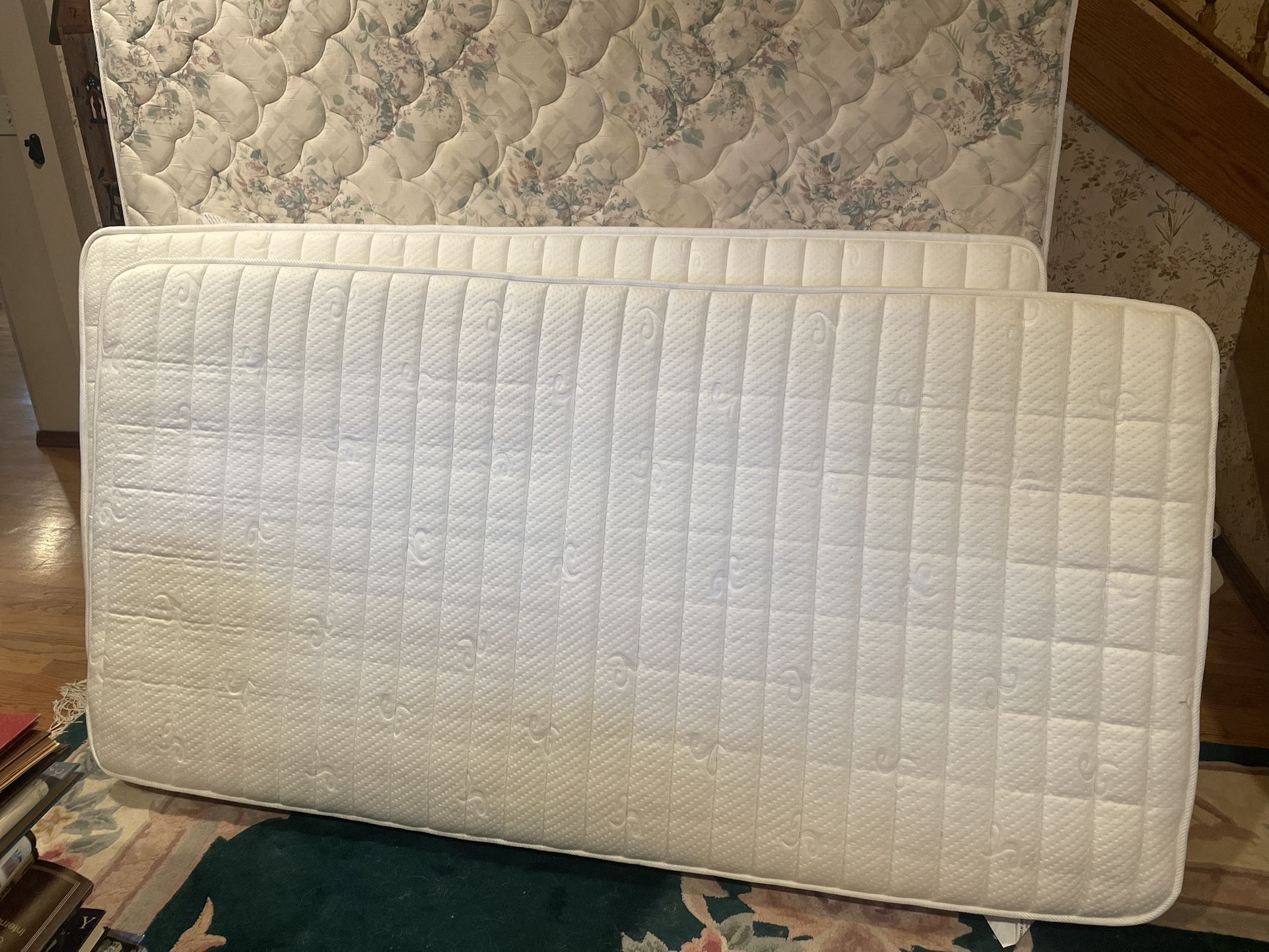2 Guest Room twin Mattresses- Like New- FREE With Pick Up
