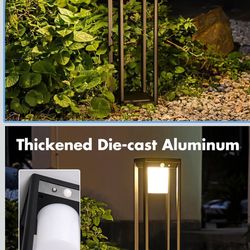 Solar Motion Pathway Lights Outdoor, 