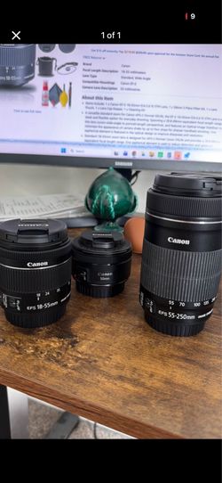 3 camera lenses for sale