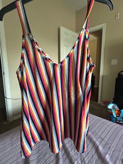 Cute Multi colored tank top