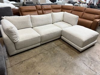 4-piece Fabric Modular Sectional