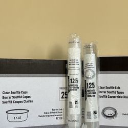 1.5oz portion cups and lids