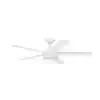 Home Decorators Collection Merwry 52 in. Integrated LED White Ceiling Fan w/ Light & Remote