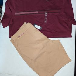 New Men's 2XL Tommy Hilfiger Shorts Outfit