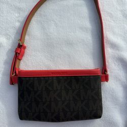 Michael Kors Signature Leather Waist Bag
