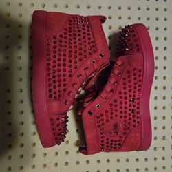 Louis Vuitton Spiked High Tops Sz 41