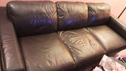 Italian leather sofa