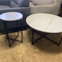 Coffee Table And Side Table 