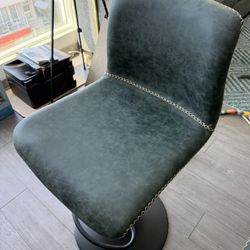 4 Hash-Stitched Bar Stools (excellent condition)  