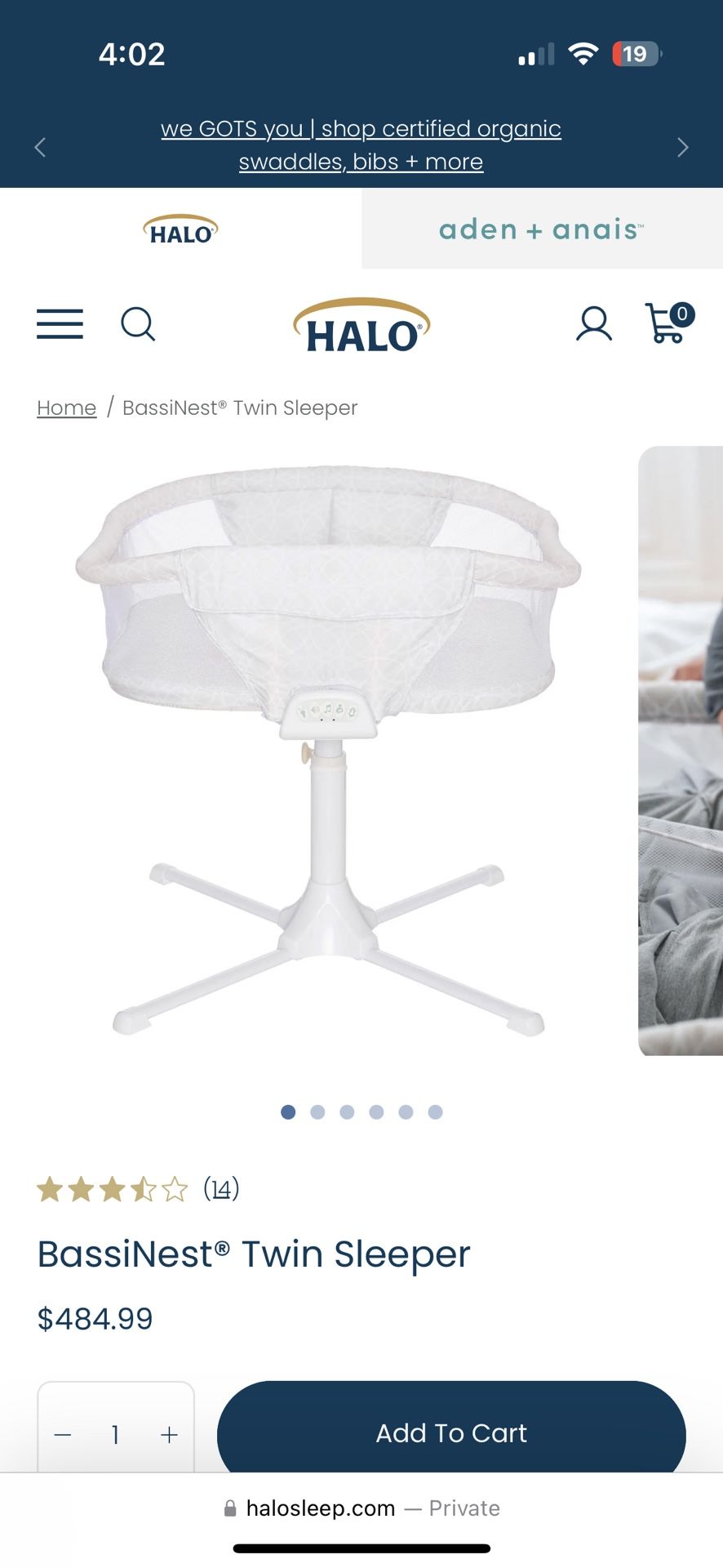 Twin Sleeper Bassinet