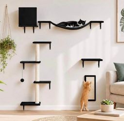 Cat Wall Play Furniture 5 Piece For Cat Lovers * Can Deliver *