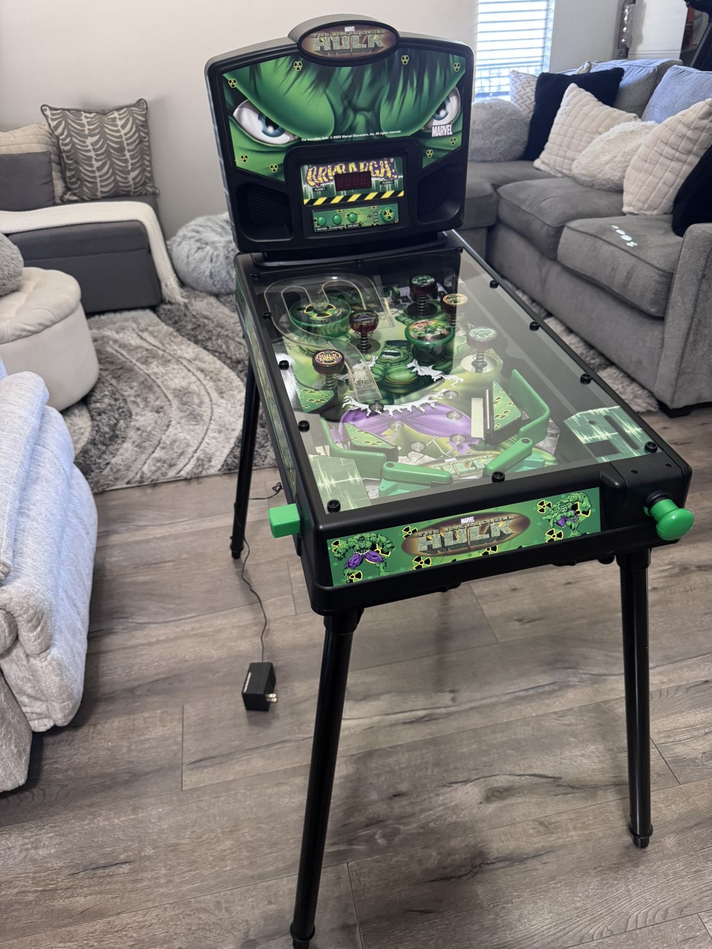 Rare The Hulk Pinball Mach