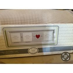 NIB baby &family photo frame