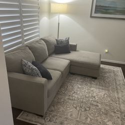 Sofa With Reversible Ottoman