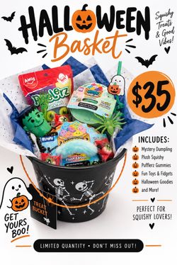 Halloween squishy basket