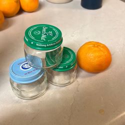 30 Baby Jars for Candles, Arts and Crafts. Glass 