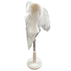 Vintage Sheer White Scarf