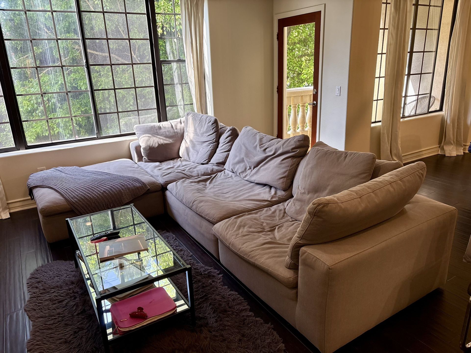 Grey Cloud Couch Replica - Great Condition - 4 Modular Pieces