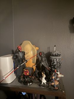 Assortment of figures and collectables