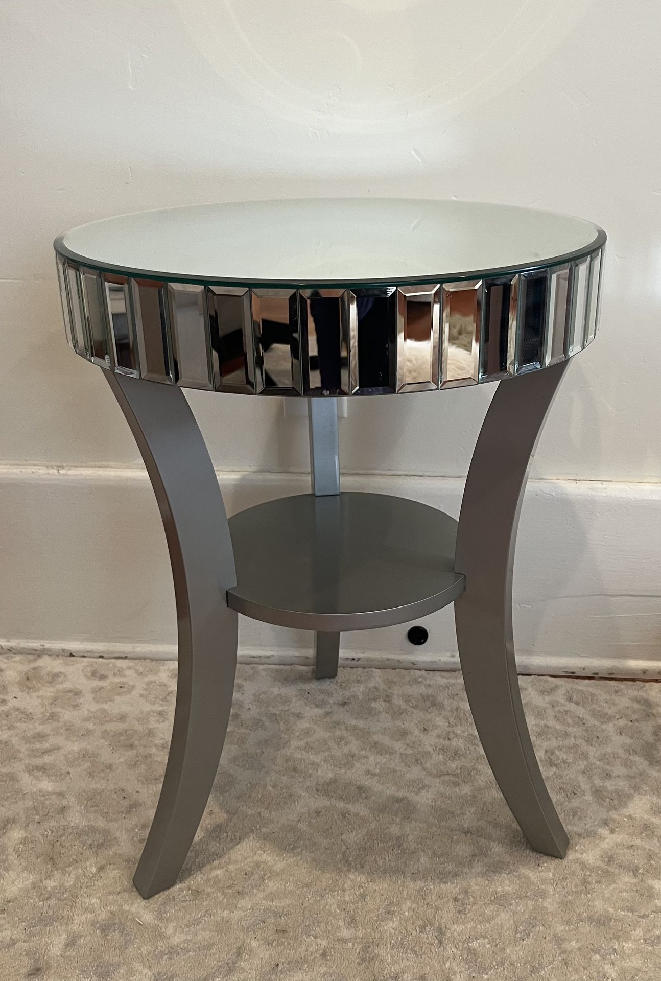 Mirror Side Table