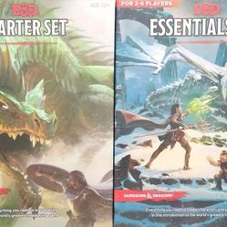 Dungeons & Dragons box sets — Starter Set and Essentials Kit – Brand New