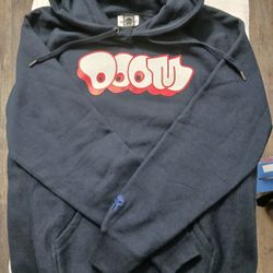 MF DOOM HOODIE JACKET NAVY/RED