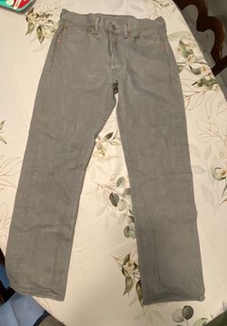 Gray 501 Levi Strauss Jeans, Size 33 X 32