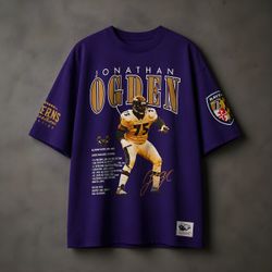 Jonathan Ogden Baltimore Ravens Graphic T-Shirt XL