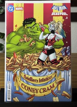 DC MARVEL BATMAN DEADPOOL #1-AMANDA CONNER HARLEY QUINN-NM